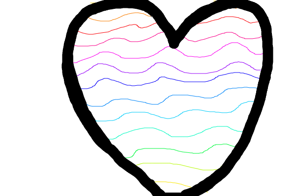 colorful heart
