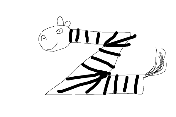 z is for zebra