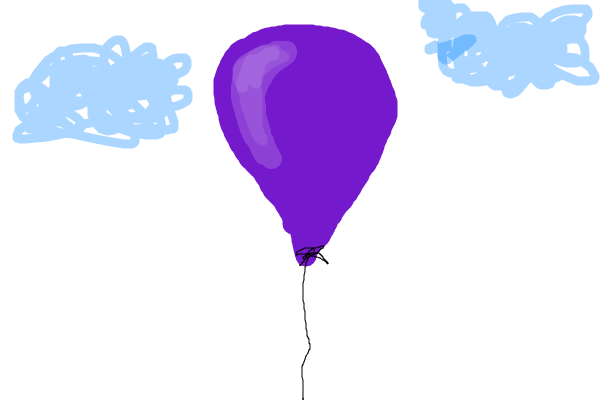 purple balloon