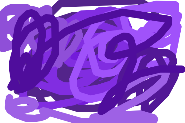 purple spaghetti